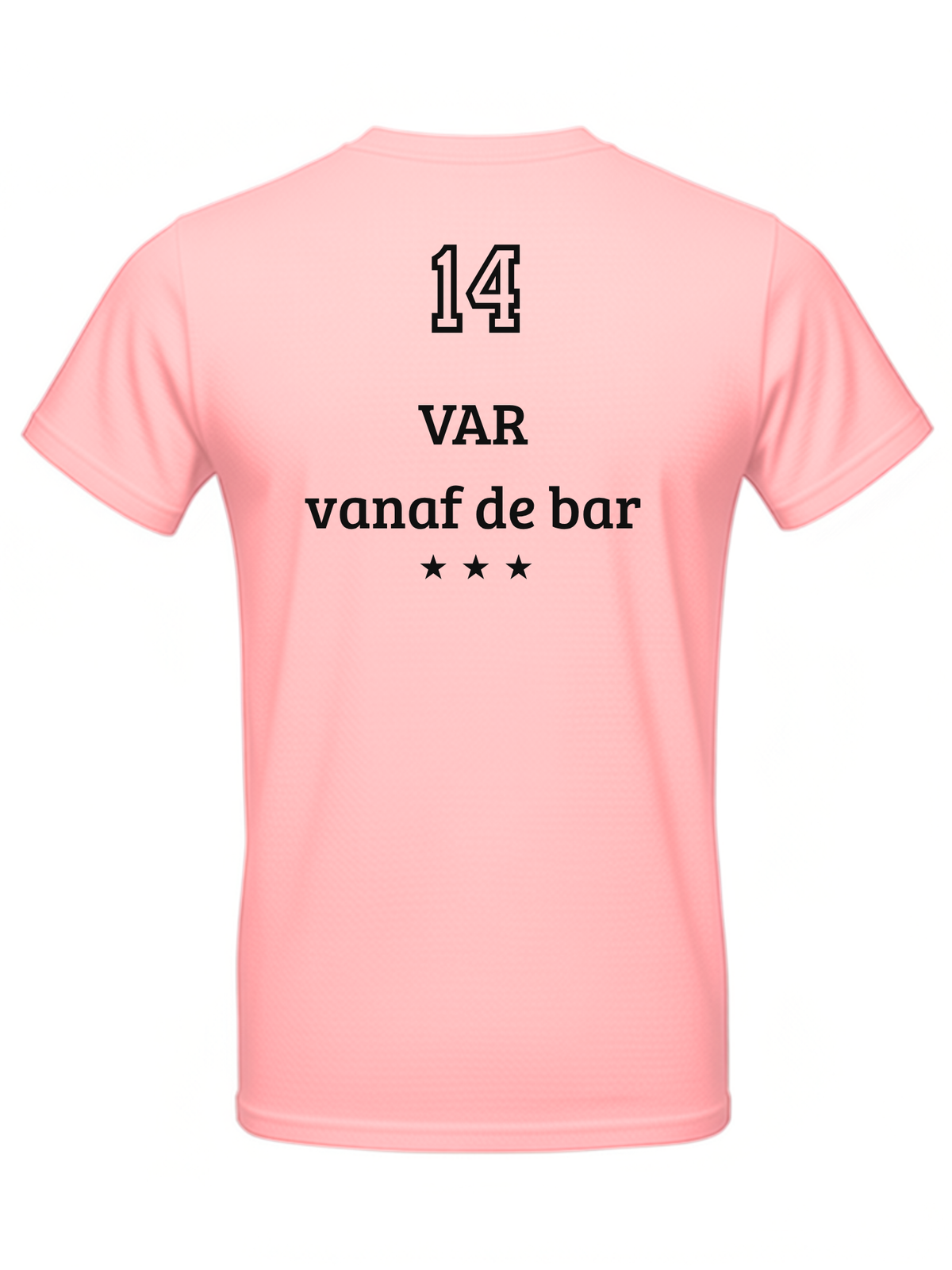 VAR vanaf de bar